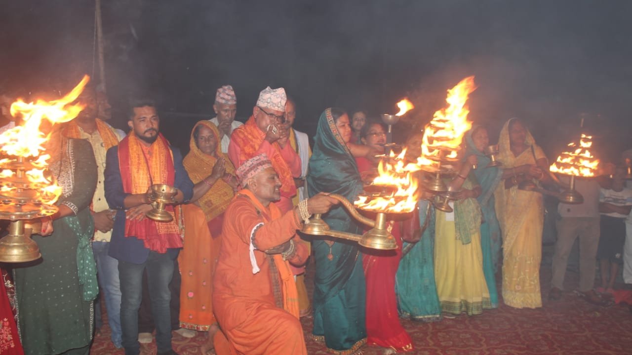बुद्ध पूर्णिमा की पूर्व संध्या पर 102 वीं नारायणी गंडकी महाआरती कार्यक्रम का हुआ आयोजन
