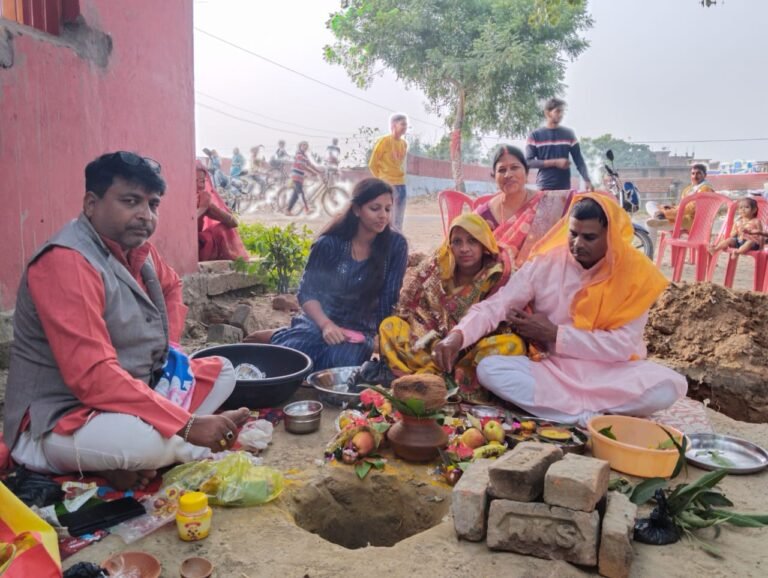 चित्रगुप्त मन्दिर निर्माण के लिए हुए भूमि पूजन