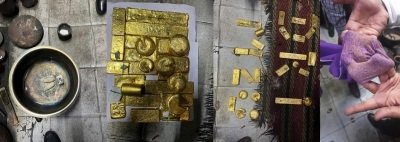 सोना को पिघलाने वाले कारखाने का भंडाफोड़, 22 करोड़ का सोना बरामद