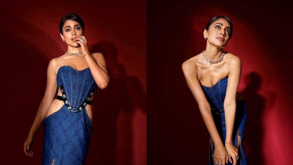 Shriya Saran is looking beautiful in blue color outfit- ब्यूटीफुल ब्लू कलर आउटफिट में श्रिया सरन लग रही है