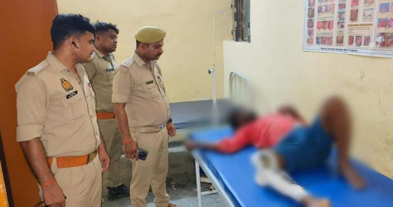Maharajganj: पुलिस, SOG व स्वाट टीम की बदमाशों से हुई मुठभेड, चार बदमाश गिरफ्तार