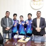South Asian Thai Boxing Championship- पदक विजेता खिलाड़ियों एवं कोच को जिलाधिकारी ने किया सम्मानित