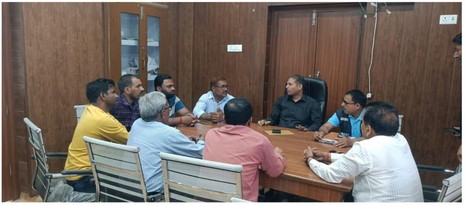 संचारी माह कार्यक्रम के लिए ब्लॉक टास्क फोर्स की हुई बैठक