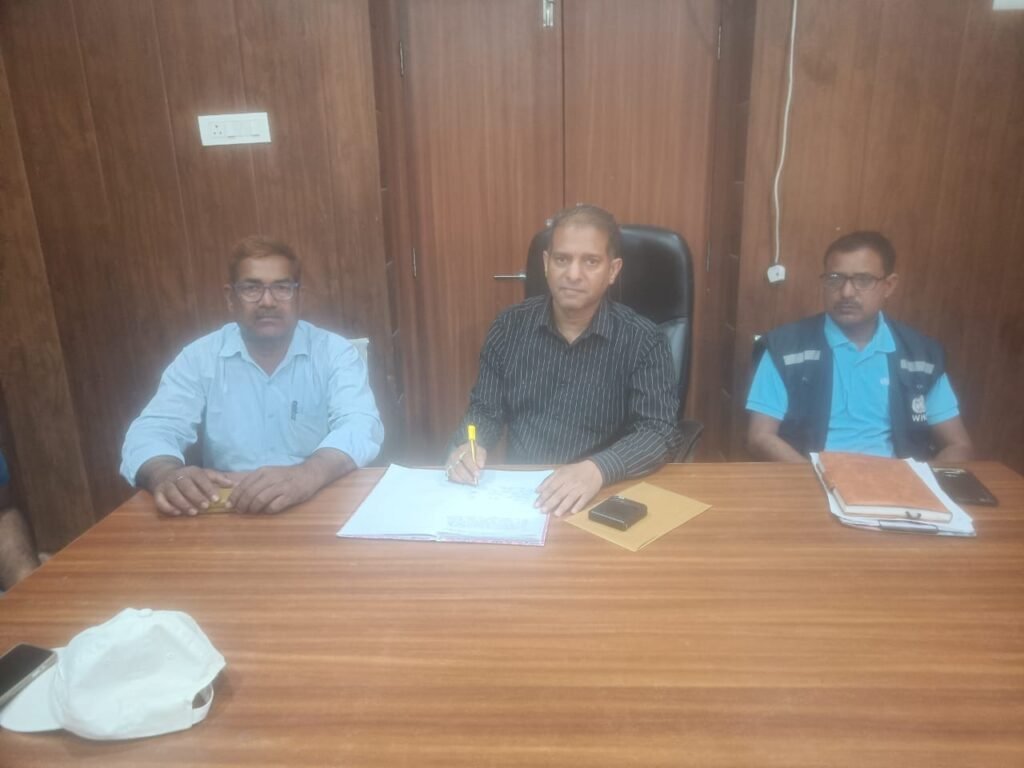 संचारी माह कार्यक्रम के लिए ब्लॉक टास्क फोर्स की हुई बैठक
