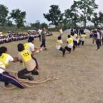 NCC संयुक्त वार्षिक शिविर का चौथा दिन, अल्फा कंपनी ने रस्साकशी में दिखाया अपना दम