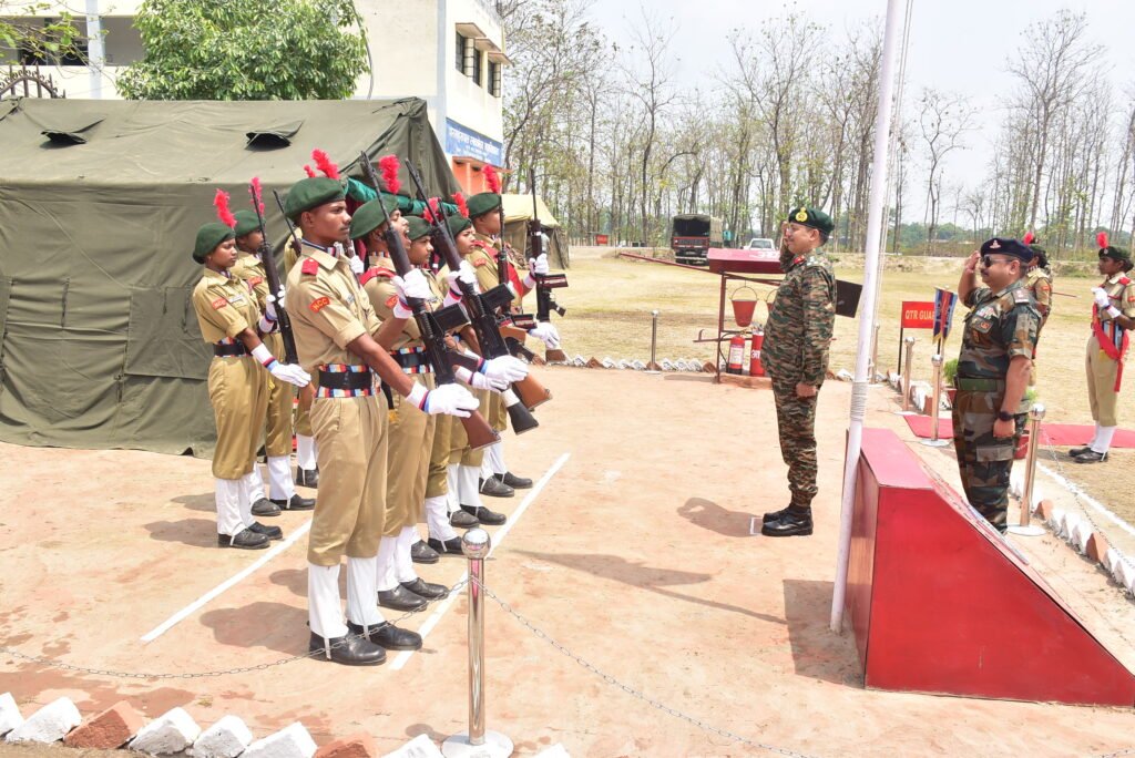 NCC के संयुक्त वार्षिक शिविर का 7वां दिन, शारीरिक प्रशिक्षण और ड्रिल की दी गयी ट्रेनिंग