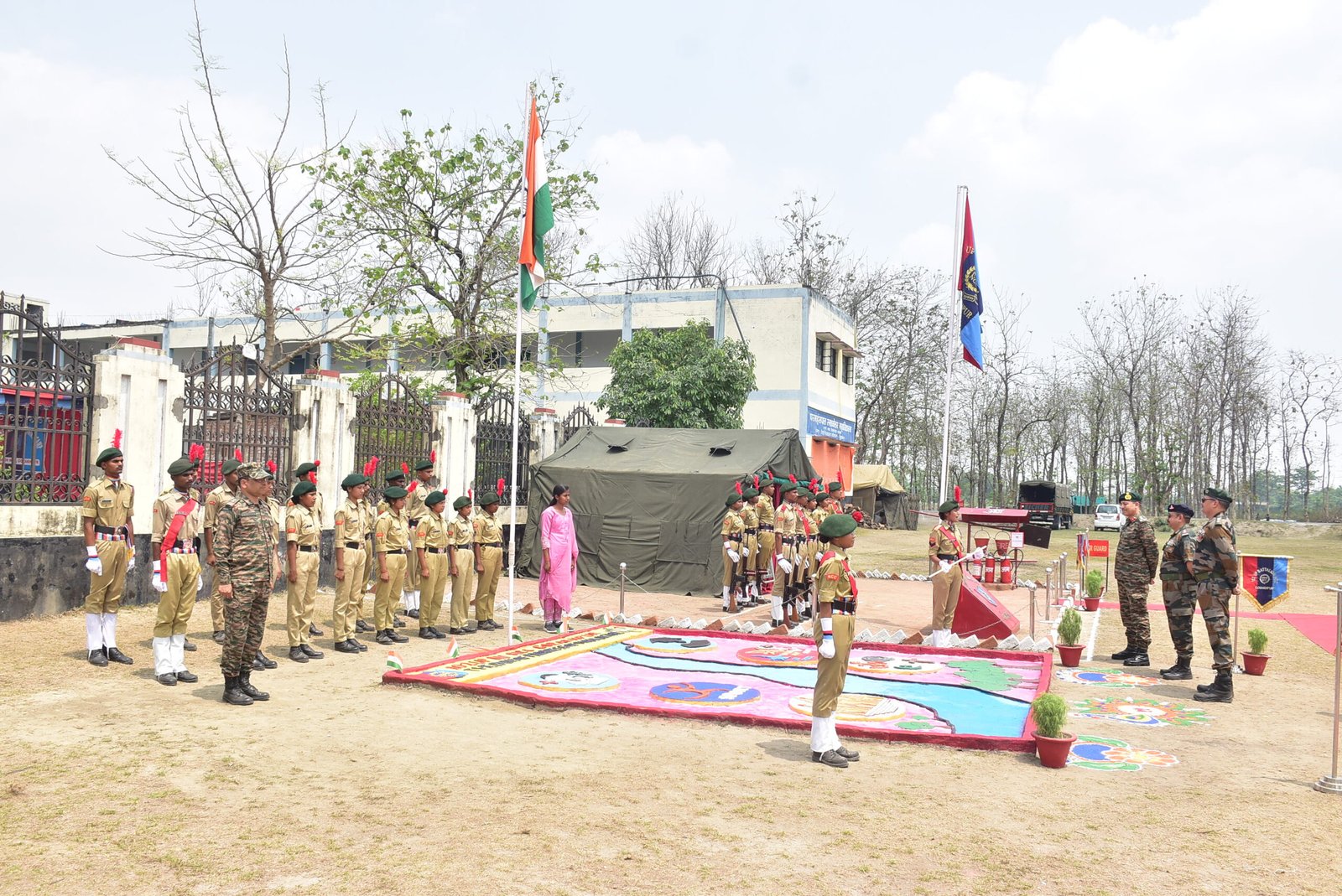 NCC के संयुक्त वार्षिक शिविर का 7वां दिन, शारीरिक प्रशिक्षण और ड्रिल की दी गयी ट्रेनिंग
