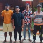 कोठीभार पुलिस ने चोरी और ड्रोन का अफवाह फैलाने वाले चार युवकों पर की कार्यवाही