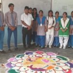 स्टर्लिंग पब्लिक स्कूल में रंगोली बना बच्चों ने मनाई दीपावली