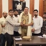 शांतिपूर्ण त्योहार संपन्न कराने पर पुलिस टीम को किया गया सम्मानित