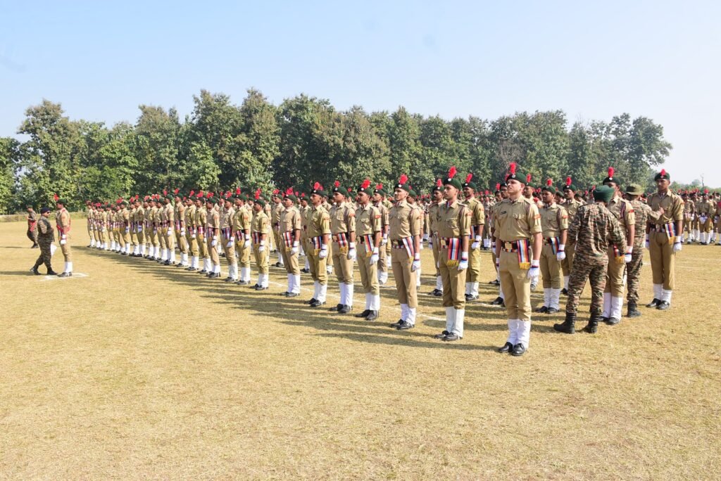 NCC वार्षिक प्रशिक्षण शिविर ड्रिल प्रतियोगिता में कैडेट्स ने किया श्रेष्ठ प्रदर्शन
