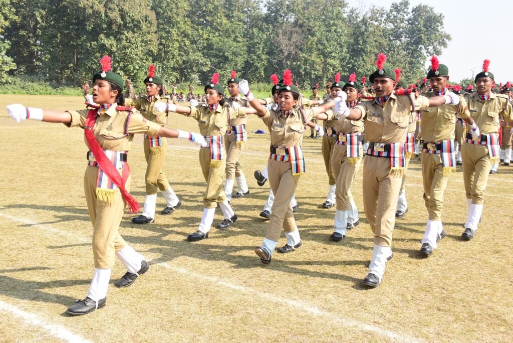 NCC वार्षिक प्रशिक्षण शिविर ड्रिल प्रतियोगिता में कैडेट्स ने किया श्रेष्ठ प्रदर्शन