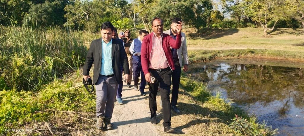 दर्जिनिया ताल के सुधरेंगे दिन, जिलाधिकारी ने किया निरीक्षण, डीएफओ से ली जानकारी