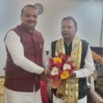 पंकज चौधरी के प्रदेश अध्यक्ष बनने पर गिरजेश जायसवाल पहुंचे लखनऊ, दी बधाई