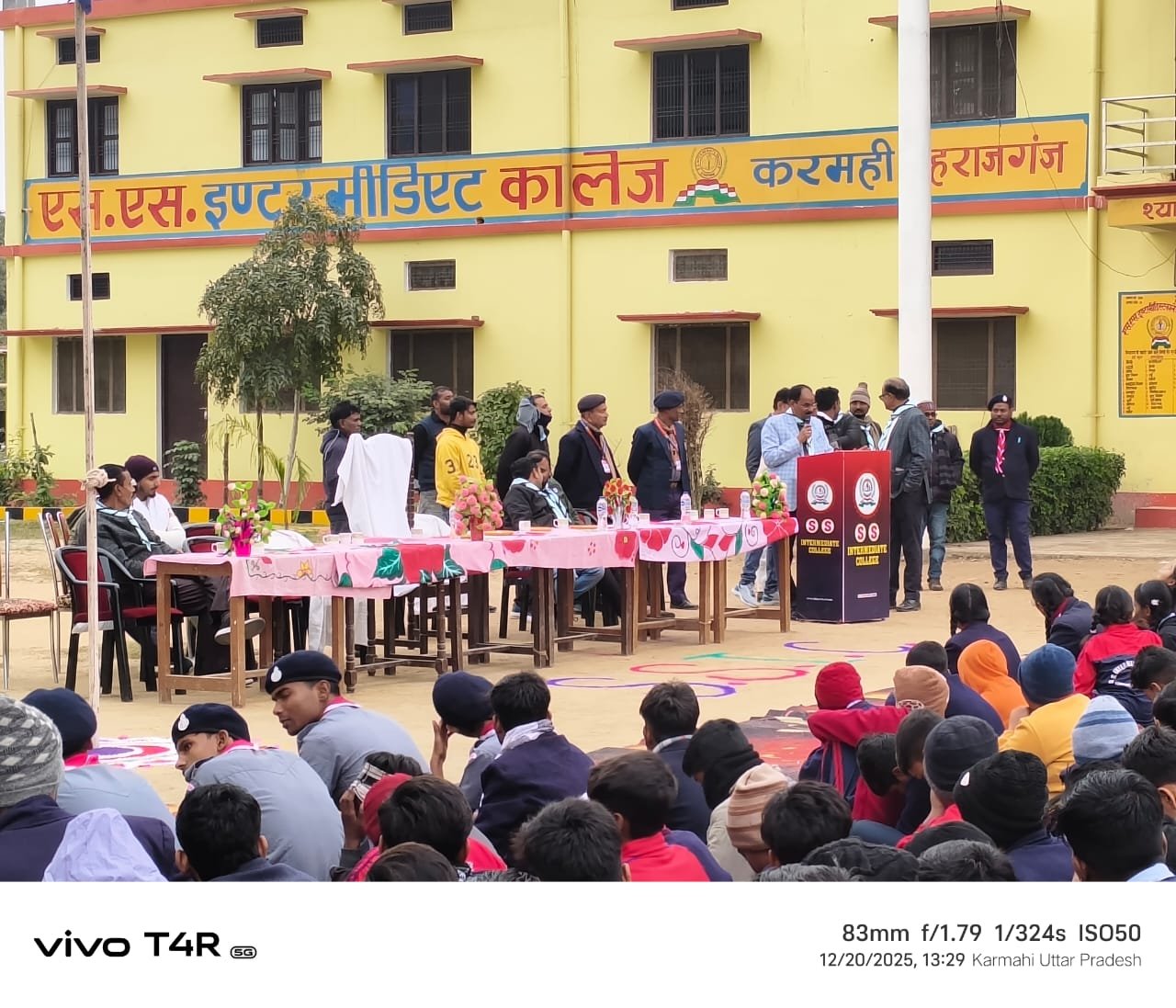 S.S. इंटर कॉलेज में तीन दिवसीय स्काउट प्रशिक्षण शिविर का हुआ समापन