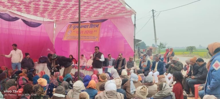 पहल संस्था द्वारा जरूरतमंदों में किया गया कंबल वितरण