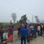 ट्रेन की चपेट में आने से 14 वर्षीय किशोरी की दर्दनाक मौत