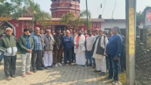 हनुमंत ध्वज पूजन के साथ रुद्र महायज्ञ की शुरुआत