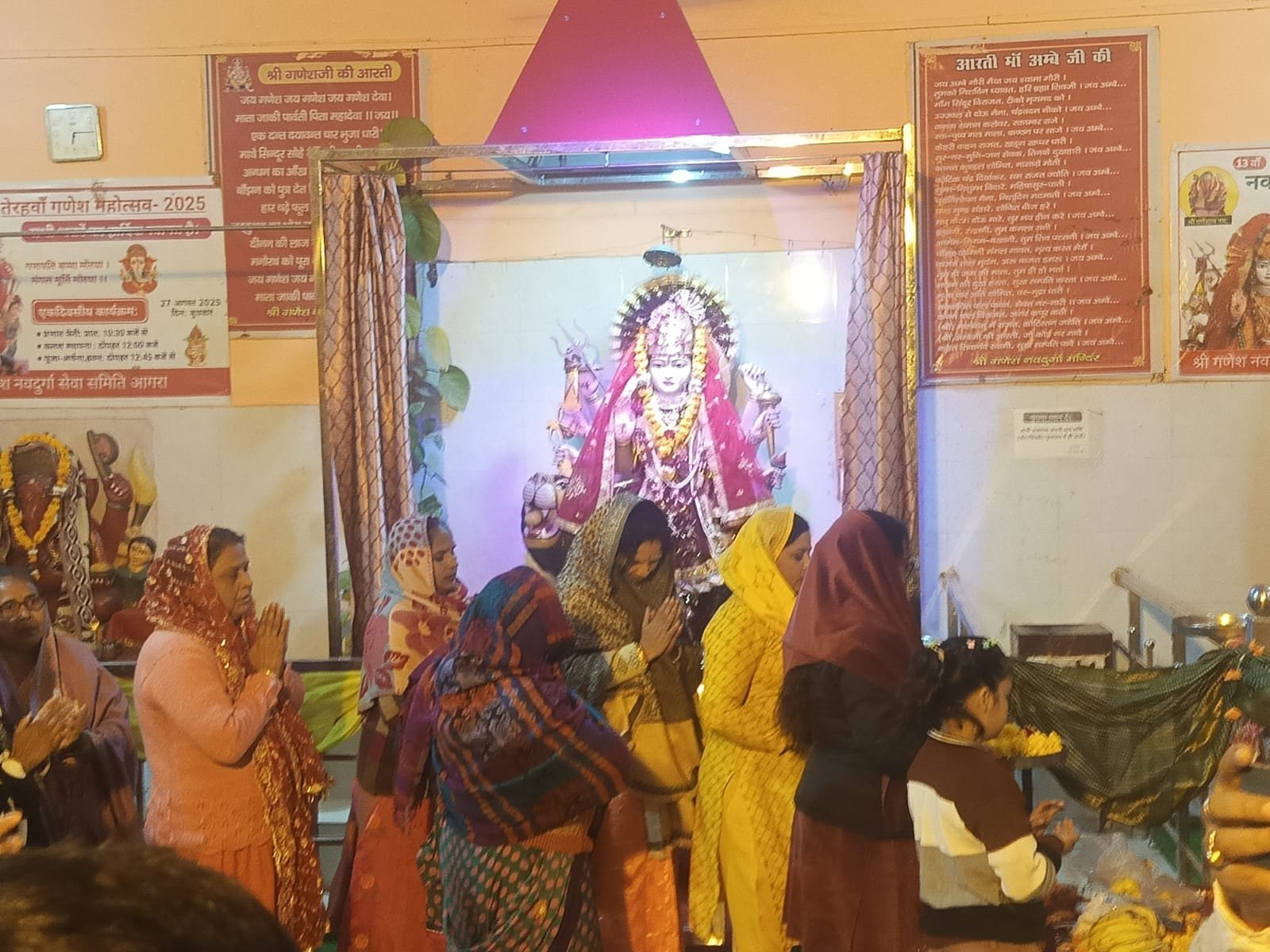 बसंत पंचमी और राम मंदिर के दो वर्ष पूर्ण होने पर राष्ट्रीय भगवा दल ने किया भंडारा आयोजन