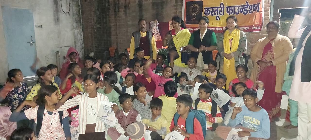 बच्चों की प्रतिभा देख मंत्रमुग्ध हुए ग्रामीण: कस्तूरी फाउंडेशन ने मनाया 'विद्या पर्व'