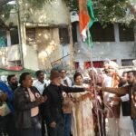 क्रांतिवीर शहीद सरदार अली के स्मारक पर तिरंगा फहरा मनाया 77वां गणतंत्र दिवस