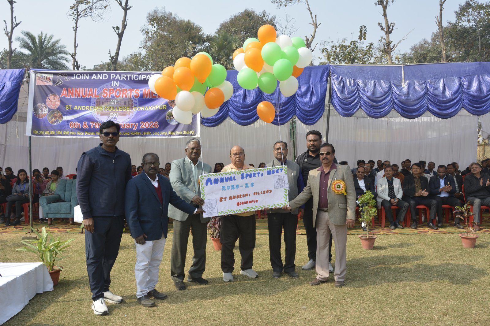 Gorakhpur News - सेण्ट ऐण्ड्रयूज कॉलेज में दो दिवसीय वार्षिक क्रीड़ा समारोह का हुआ भव्य शुभारंभ