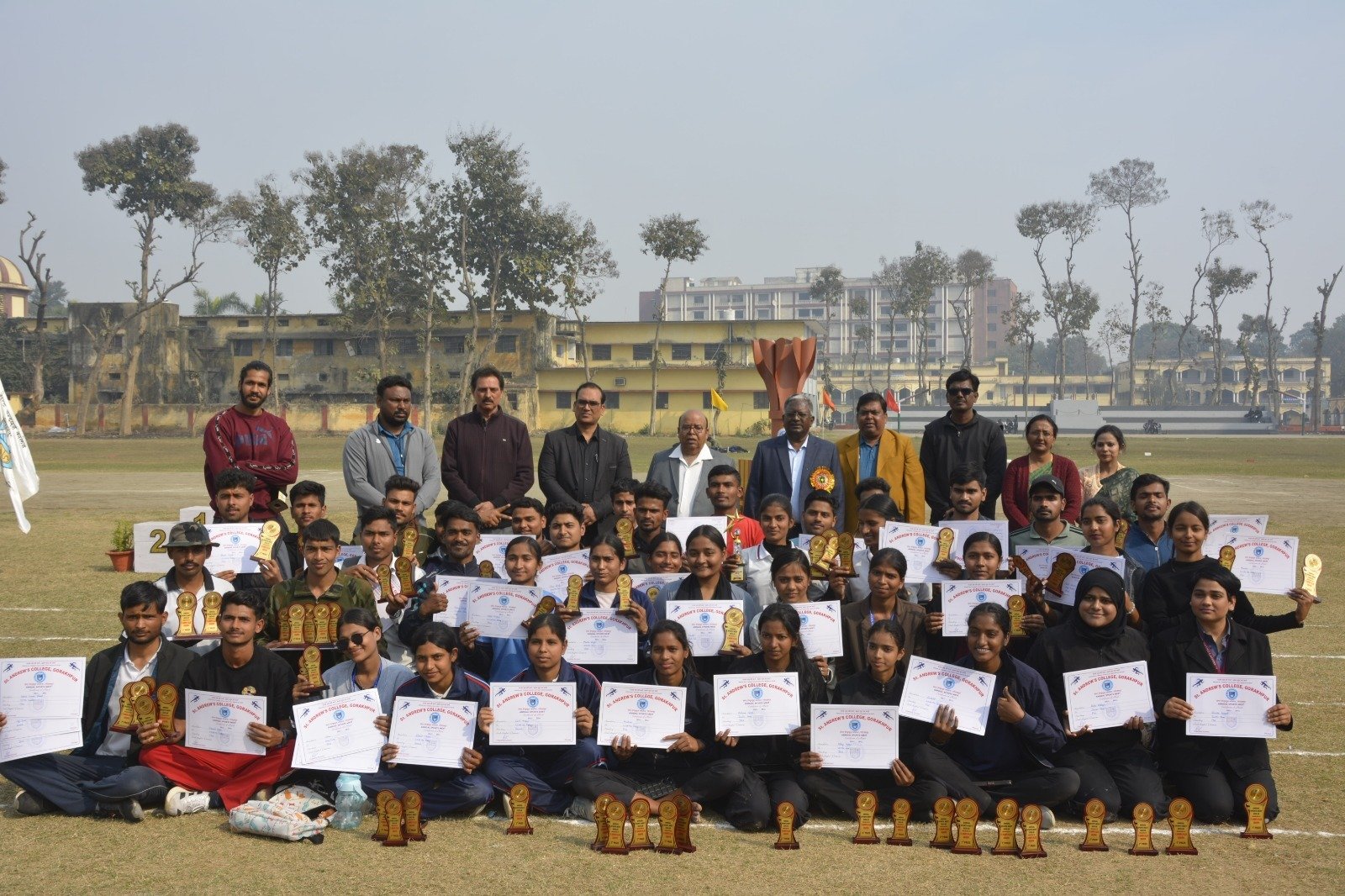 Gorakhpur News - सेण्ट ऐण्ड्रयूज कॉलेज में दो दिवसीय वार्षिक क्रीड़ा समारोह का भव्य समापन, विजेताओं को मिले पुरस्कार
