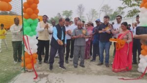 सिसवा बाजार में क्रिकेट ट्रेनिंग एकेडमी का हुआ उद्घाटन