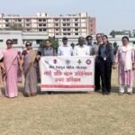 Nari Shakti Vandan - सेण्ट ऐण्ड्रयूज कॉलेज में नारी शक्ति वंदन अधिनियम - प्रचार अभियान के अंतर्गत “नारी शक्ति दीवार तथा मानव श्रृंखला” का हुआ आयोजन
