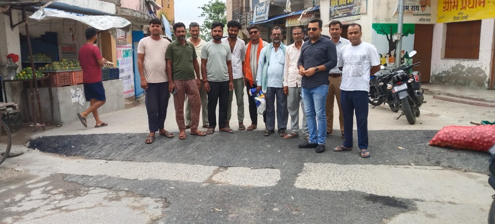 धरना-प्रदर्शन के बाद जागा PWD, सड़क के तीनों ज्वाइंट की कराई गई मरम्मत
