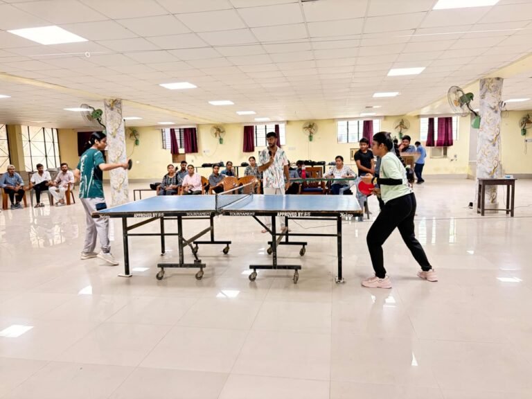 प्रिंसिपल कप टेबल टेनिस प्रतियोगिता : फाइनल में पहुंचे पुरुष वर्ग के अंश और तुषार, महिला वर्ग की कल्पना और साक्षी