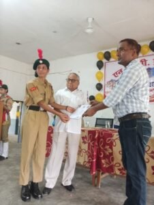 परमहंस पाल महाविद्यालय में एनसीसी ‘सी’ प्रमाण पत्र वितरण समारोह संपन्न